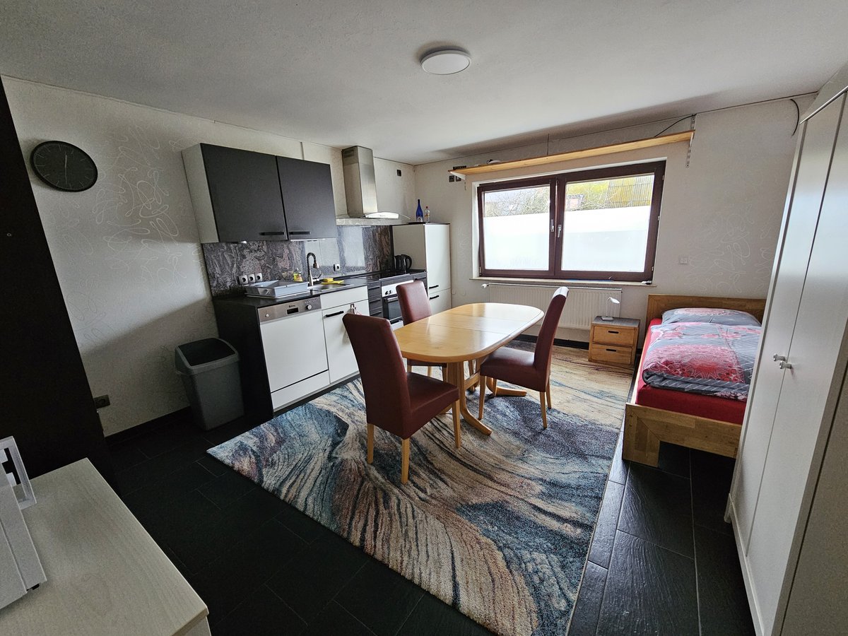 Monteurzimmer Fell Wohnung 1 Wohnzimmer mit Küche